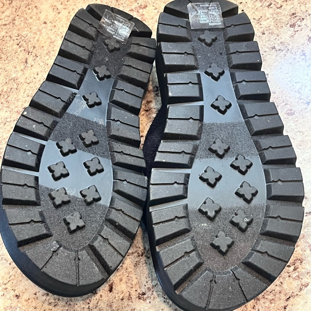 Torrid Black Terry Thong Flatform Sandal Flip Flops (WW) Size 8.5 - Picture 9 of 11